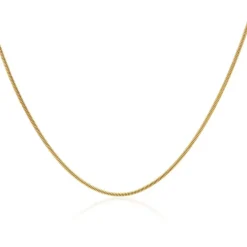 Silk & Steel Roma Necklace | Steel Gold | 45cm