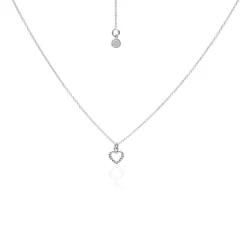 Silk&Steel Mini Cutout Heart Necklace