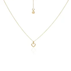 Silk&Steel Mini Cutout Heart Necklace