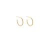 Silk&Steel Mini Rope Hoop Earrings