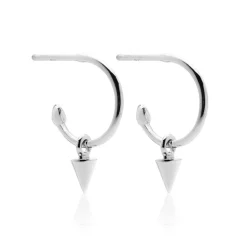 Silk&Steel Mini Spike Hoops