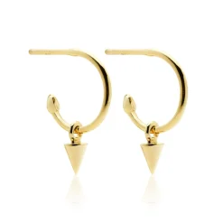 Silk&Steel Mini Spike Hoops