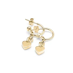 Stolen Girlfriend Club | Heavy Metal Heart | Love Chain Anchor | Gold Plated | Earring