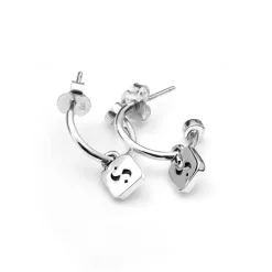 Stolen Girlfriend Club | Heavy Metal Heart | S-Logo Tag | Anchor Earrings