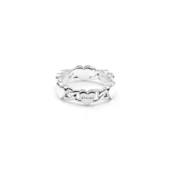 Stolen Girlfriend Club | Heavy Metal Heart | Love Chain Eternity | Ring | Size N