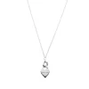 Stolen Girlfriend Club | Heavy Metal Heart | Love Chain | Silver | Pendant Necklace | 46+4cm