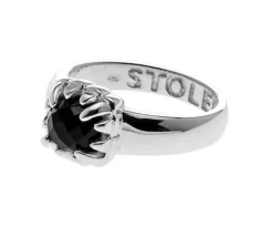 Stolen Girlfriends Club Baby Claw Onyx Ring (L)