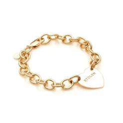 Stolen Girlfriends Club Cold Heart Bracelet - Gold Plated