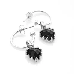 Stolen Girlfriends Club Love Anchor Onyx Earrings