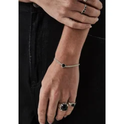 Stolen Girlfriends Club Love Claw Onyx Bracelet | Sterling Silver