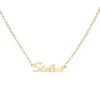 Stolen Girlfriends Club Stolen Script Necklace - Gold Plated