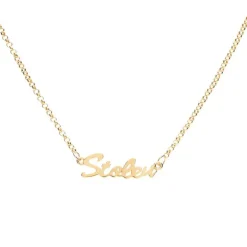 Stolen Girlfriends Club Stolen Script Necklace - Gold Plated