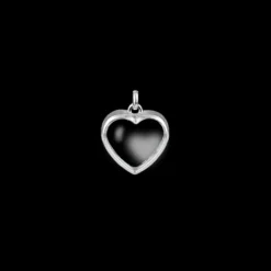 Stow Medium Sterling Silver Heart Locket
