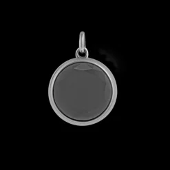 Stow Silver Medium Faceted Locket