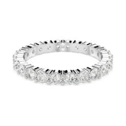 Swarovski | Matrix Vittore | Round Crystal | Silver | Ring | Size 52