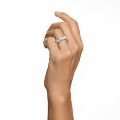 Swarovski | Matrix Vittore | Pear Cut | Rhodium | Ring | Size 58