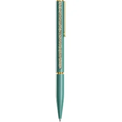 Swarovski | Shimmer Glide | Crystal | Ball Point | Green | Gold | Pen
