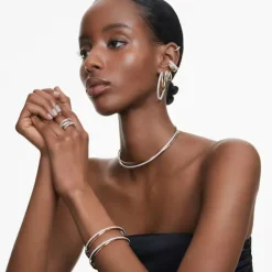 Swarovski Hyperbola Choker | Mixed Finishes | Medium