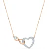 Swarovski Hyperbola Infinity & Heart Necklace