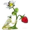 Swarovski Idyllia Frog Bee And Strawberry