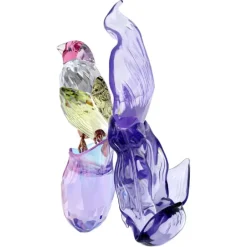 Swarovski Idyllia Gouldian Finch and Orchid