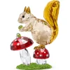 Swarovski Idyllia Squirrel and Mushrooms