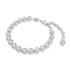 Swarovski Imber Tennis Bracelet | Rhodium Plated