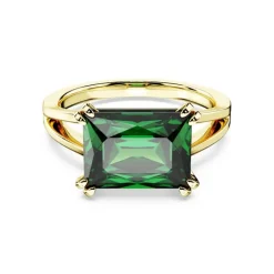 Swarovski Stilla Cocktail Ring | Gold Plated | Size 55