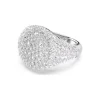 Swarovski Sublima Cocktail Ring | Rhodium Plated | Size 60