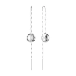 Swarovski Sublima Drop Earrings | Rhodium Plated