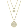 Swarovski Sublima Layered Pendant | Gold-Tone Plated