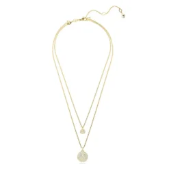 Swarovski Sublima Layered Pendant | Gold-Tone Plated