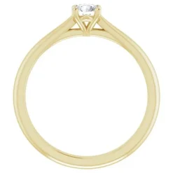Vida 0.25ct Lab Created Diamond Solitaire Ring