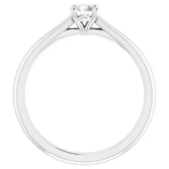 Vida 0.25ct Lab Created Diamond Solitaire Ring
