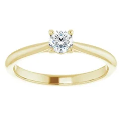 Vida 0.25ct Lab Created Diamond Solitaire Ring