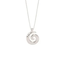 Wild at Heart Koru Silver Pendant