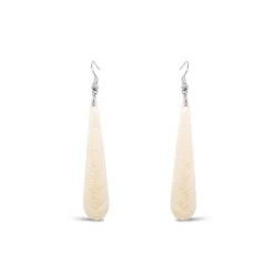 Wild at Heart NZ Bone Carving Earrings