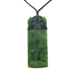 Wild at Heart NZ Greenstone Matt Toki Pendant
