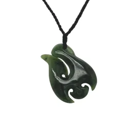 Wild At Heart NZ Pounamu Hook Pendan