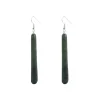 Wild at Heart Pounamu Drop Earrings | Sterling Silver