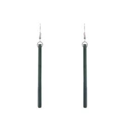 Wild at Heart Pounamu Drop Earrings | Sterling Silver